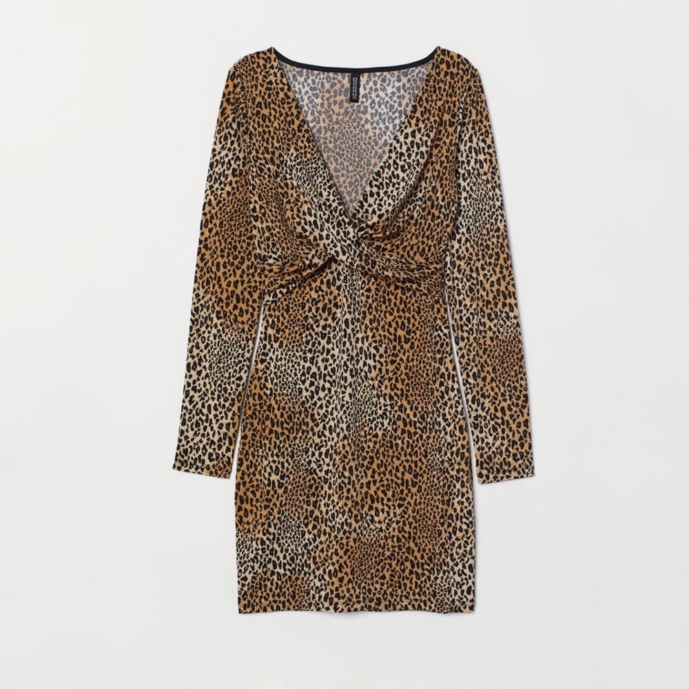 Cheetah print dress